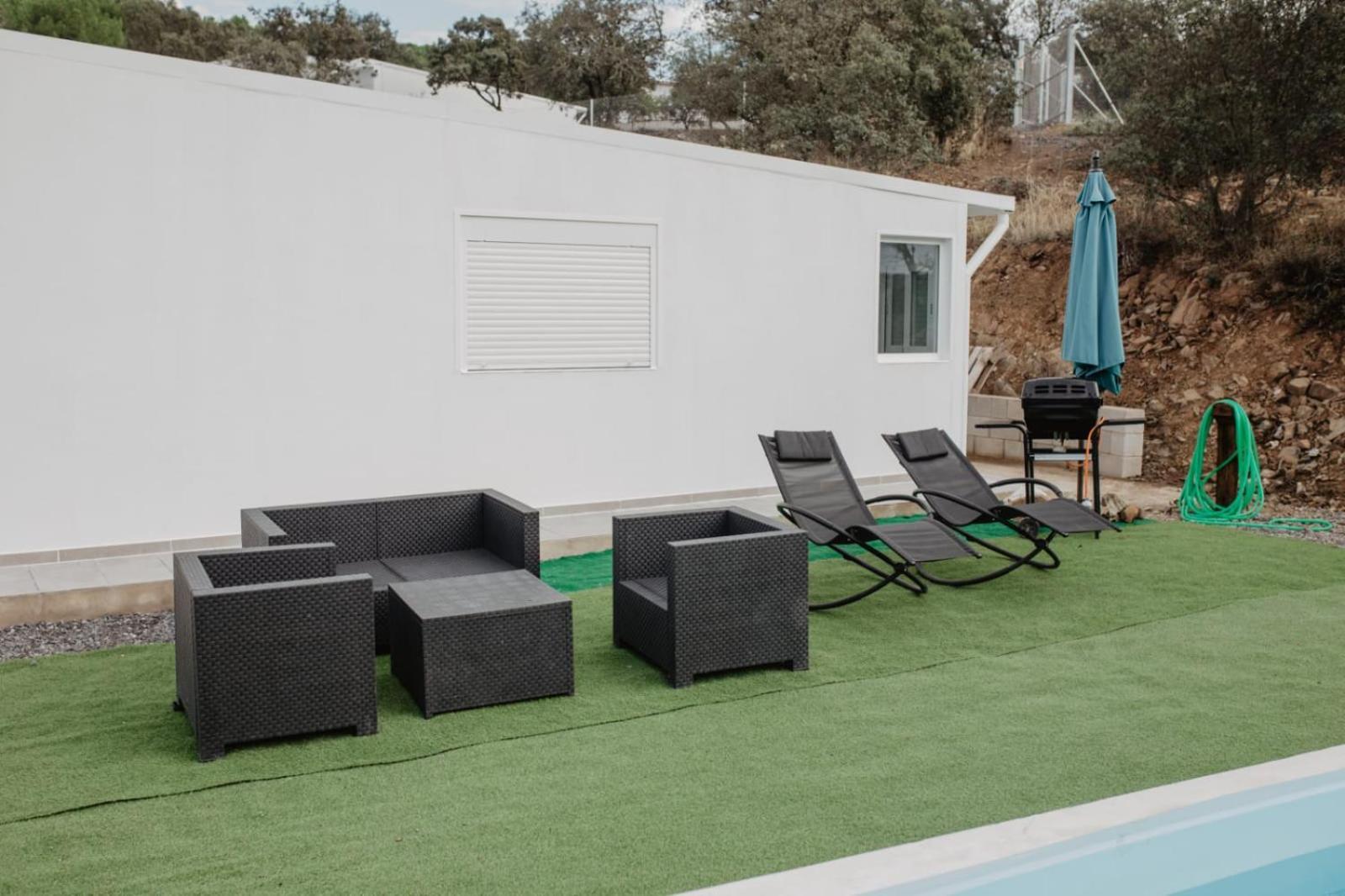 Casa En El Lago.Unmillondeestrellas Villaharta ภายนอก รูปภาพ